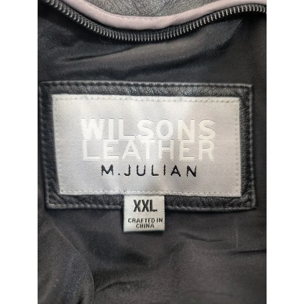 Wilsons Suede and Leather measurements chest
